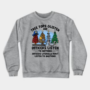 Funny Christmas Dispatcher Crewneck Sweatshirt
